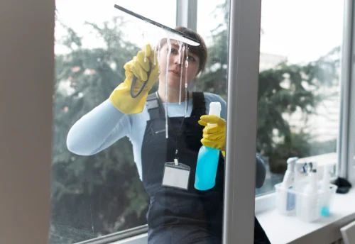 Nettoyage de vitres intérieures et extérieures à Monguilhem